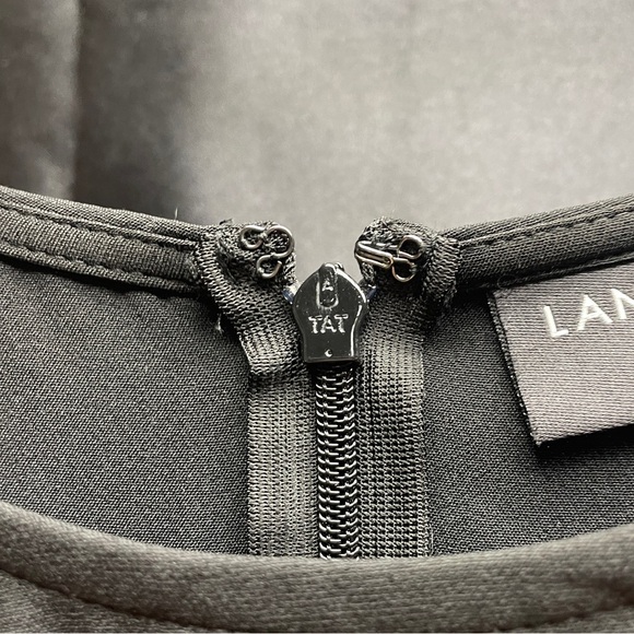 Lane Bryant Black Flutter Sleeve Tie Waist Hi Low Pocket Maxi Dress Sz 24 - Picture 3 of 7